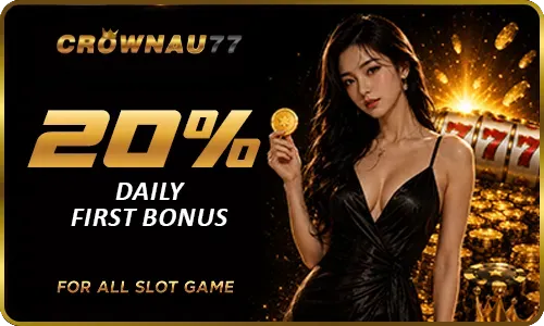 Crownau77 daily first bonus